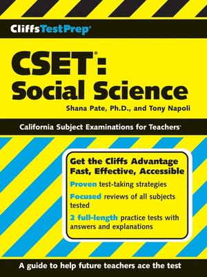 cover image of CliffsTestPrep CSET
